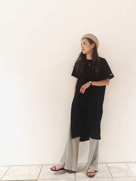 福本 茉以さん（レディース・160cm）の春コーディネート