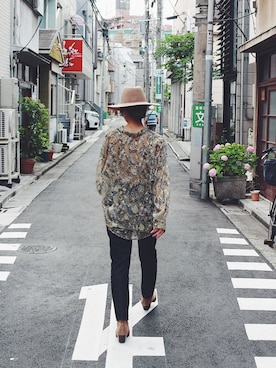 福本 茉以さん(レディース・160cm)の夏コーディネート