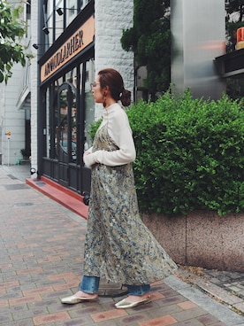 福本 茉以さん（レディース・160cm）の秋コーディネート