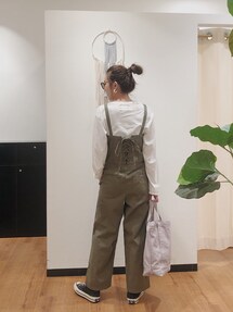 ミリタリーレースアップサロペット｜アングリッド（Ungrid