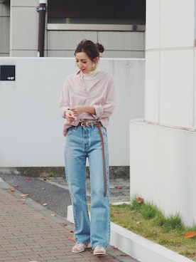 福本 茉以さん(レディース・160cm)の春コーディネート