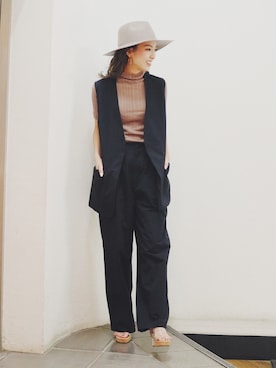 福本 茉以さん（レディース・160cm）の春コーディネート