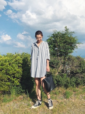 福本 茉以さん(レディース・160cm)の夏コーディネート