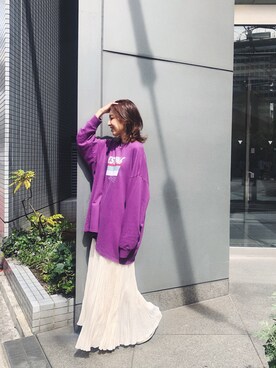 福本 茉以さん(レディース・160cm)の秋コーディネート