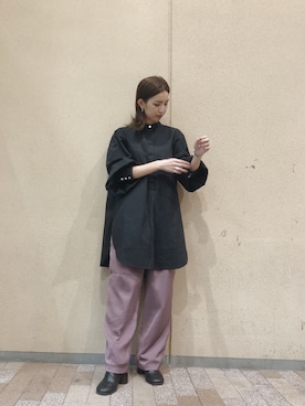 福本 茉以さん（レディース・160cm）の秋コーディネート