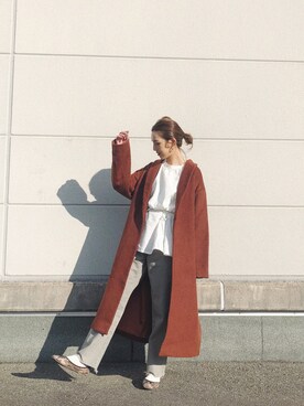 福本 茉以さん（レディース・160cm）の秋コーディネート