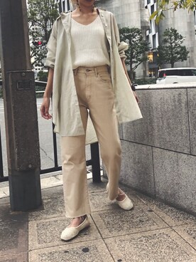 福本 茉以さん(レディース・160cm)の春コーディネート