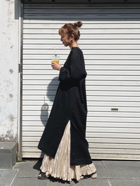 福本 茉以さん（レディース・160cm）の春コーディネート