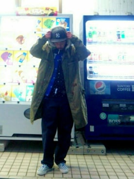「コーチジャケット」｜「アイテム（モッズコート）」を使った、psychojunkyさん（メンズ・170cm）の冬コーディネート