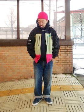 「Polo Ralph Lauren」｜「アイテム（マウンテンパーカー）」を使った、psychojunkyさん（メンズ・170cm）の冬コーディネート