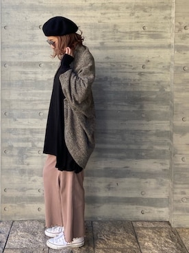 「archives e'pice（アルシーヴエピス）のアイテム」を使った、MaKiさん（レディース・160cm）の春コーディネート
