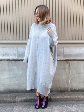 MaKiさん（レディース・160cm）の冬コーディネート