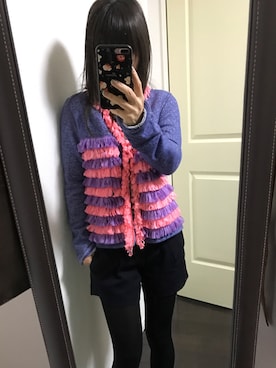 「fafa（フェフェ）のアイテム」を使った、しゅあんさん（レディース・155cm）の冬コーディネート