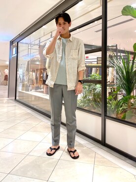 カネミツさん（メンズ・181cm）の夏コーディネート