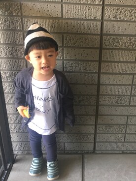 「handmade」｜「アイテム（福袋/福箱）」を使った、*Amane𓃰*さん（キッズ・90cm）の春コーディネート