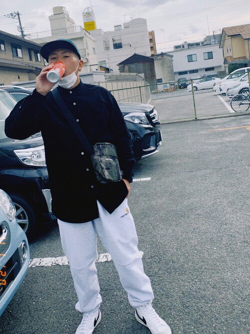 いなっち Carharttのスウェットパンツを使ったコーディネート Wear