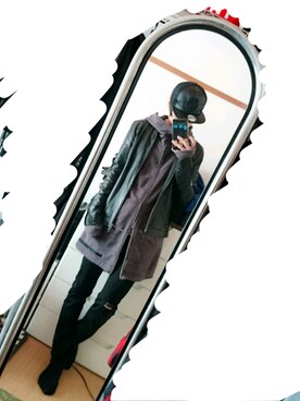 「SRIVER」｜@RYOさん（メンズ・174cm）の冬コーディネート