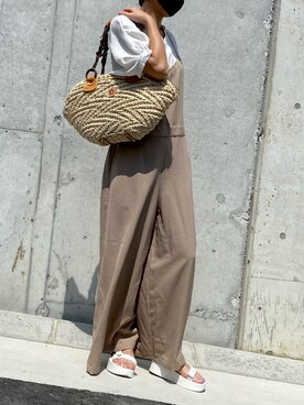 「Ain Soph（アインソフ）のアイテム」を使った、momoさん（レディース・154cm）の秋コーディネート