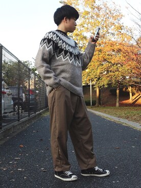 シゲさん（メンズ・170cm）の秋コーディネート