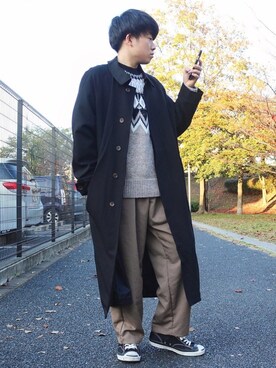 シゲさん（メンズ・170cm）の冬コーディネート