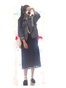 「TODAY'S SPECIAL（トゥデイズスペシャル）のMARCHE BAG/マルシェバッグ（エコバッグ/サブバッグ）」を使った、niannianさん（レディース・172cm）の冬コーディネート