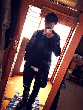 「Abercrombie&Fitch（アバークロンビーアンドフィッチ）のアイテム（ニット/セーター）」を使った、しゅうたろうさん（メンズ・162cm）の秋コーディネート