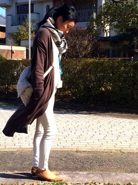 nanaさん（レディース・158cm）の冬コーディネート