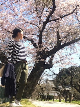 nanaさん（レディース・158cm）の春コーディネート