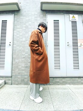 「SPADE（スペード）のアイテム（ジャケット/アウター）」を使った、ゆっちさん（メンズ・178cm）の冬コーディネート