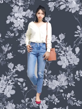 「501skinny」｜さくらさん（レディース・162cm）の秋コーディネート