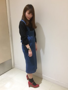 イオンモール名取店さん（レディース・160cm）の冬コーディネート