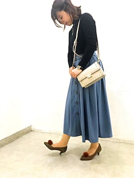 イオンモール名取店さん（レディース・160cm）の秋コーディネート