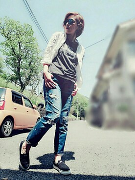 *心愛*ココさん(レディース・160cm)の春コーディネート