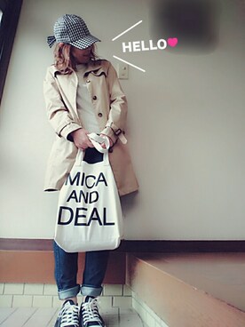 「SHIPS（シップス）のアイテム（トレンチコート）」を使った、＊心愛＊ココさん（レディース・160cm）の春コーディネート