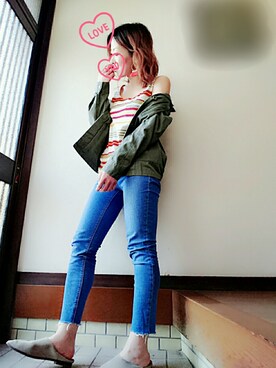 *心愛*ココさん(レディース・160cm)の春コーディネート
