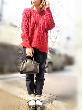 ＊心愛＊ココさん（レディース・160cm）の冬コーディネート