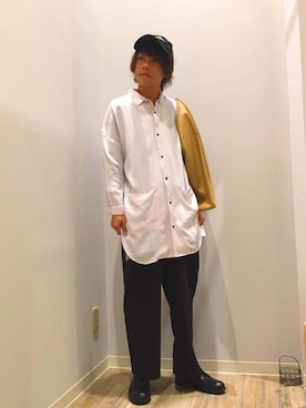「GGD（ジージーディー）のアイテム（その他アウター）」を使った、GRAND GLOBALつくば店さん（メンズ・173cm）の春コーディネート