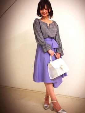 「Ann Ashlee（アンアシュリー）のアイテム」を使った、GRAND GLOBALつくば店さん（レディース・157cm）の春コーディネート