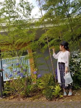 「スタッフコーデ」｜「アイテム（ワンピース/ドレス）」を使った、GRAND GLOBALつくば店さん（レディース・153cm）の夏コーディネート