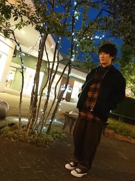 「GGD（ジージーディー）のアイテム（ジャケット/アウター）」を使った、GRAND GLOBALつくば店さん（メンズ・173cm）の秋コーディネート