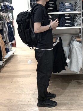 「KEEN（キーン）のアイテム（その他シューズ）」を使った、Aさん（メンズ・172cm）の夏コーディネート