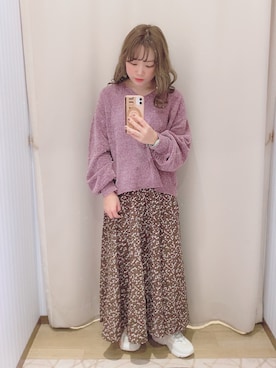「FILA（フィラ）のアイテム（シューズ）」を使った、🌼minami🌼さん（レディース・149cm）の秋コーディネート