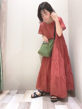 「DISCUS（ディスカス）のアイテム」を使った、🌼minami🌼さん（レディース・149cm）の夏コーディネート