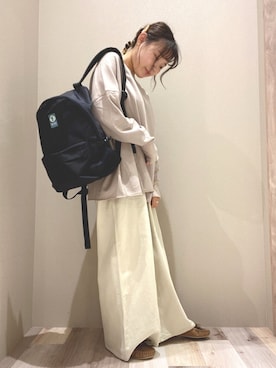 「DISCUS（ディスカス）のアイテム」を使った、🌼minami🌼さん（レディース・149cm）の秋コーディネート