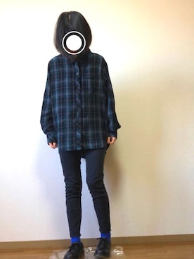 「SLY LANG（スライラング）のアイテム」を使った、himikoさん（レディース・157cm）の冬コーディネート