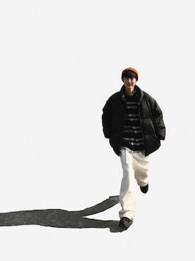 「HOKA（ホカ）のHOKA ONE ONE/ホカ オネ オネ　TOR ULTRA LOW WP/トールウルトラローウォータープルーフ（スニーカー）」を使った、Aruさん（メンズ・175cm）の春コーディネート