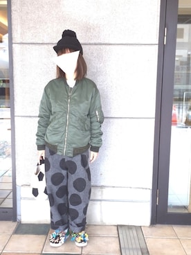 yukaさん（レディース・152cm）の冬コーディネート