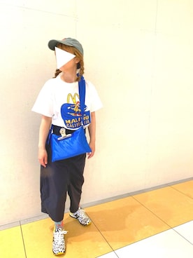 「三つ編み×帽子」｜yukaさん（レディース・152cm）の春コーディネート