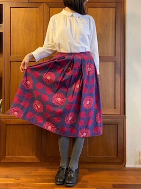 「chou chou de maman（シュシュドママン）のアイテム」を使った、bioraさん（レディース・168cm）の春コーディネート