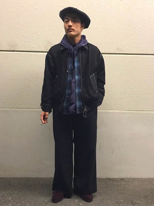 BUENA VISTA ブエナビスタ バスク帽 ベレー帽 ブラック グレー BUENA VISTA ブエナビスタ 2トーン バスクベレー帽を使った人気